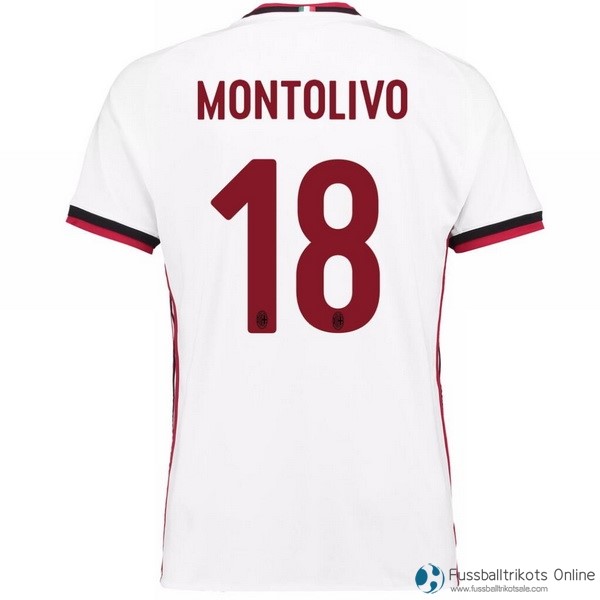 AC Milan Trikot Auswarts Montolivo 2017-18 Fussballtrikots Günstig